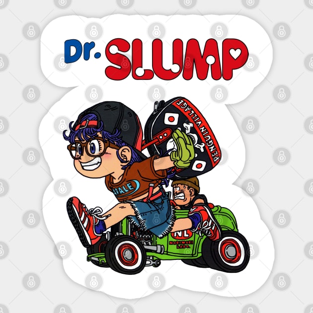 Dr. Slump Sticker by buckland